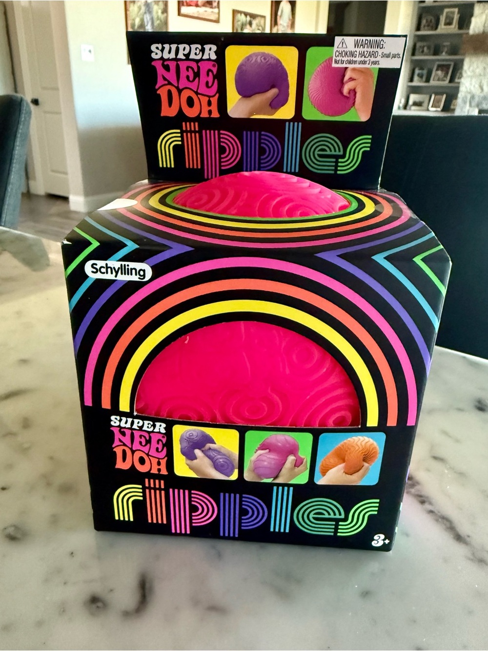 Super NeeDoh Ripples- Pink